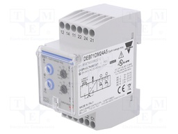 Current Monitoring Relay, DEB71 Series, SPDT, 5 A, DIN Rail, 250 V, Screw