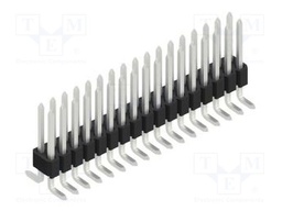 Connector: pin strips; pin header; male; PIN: 34; 1.27mm; SMT; 2x17