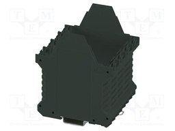 Enclosure base; black; UL94V-0; ME 90; for DIN rail mounting