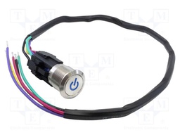 ANTI VANDAL SWITCH, SPDT, 3A/250VAC/PANL