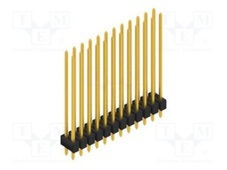 Connector: pin strips; pin header; male; PIN: 24; 2.54mm; THT; 2x12