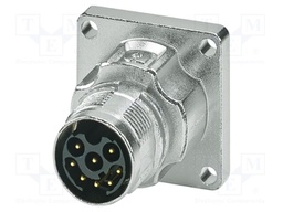 Connector: M17; socket; M17 PRO; PIN: 8; 60V; 8A; IP67; crimped
