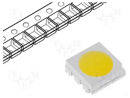 LED; SMD; 5060,PLCC6; white warm; 4200÷5000mcd; 3000(typ)K; 120°