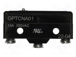 Microswitch SNAP ACTION; with pin; SPDT; 15A/250VAC; ON-(ON)