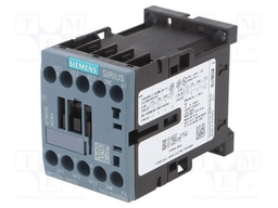 Contactor: 3-pole; NO x3; Auxiliary contacts: NC; 110VAC; 9A; 3RT20