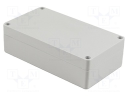 Enclosure: multipurpose; X: 90mm; Y: 160mm; Z: 45mm; 1554; grey; IP68
