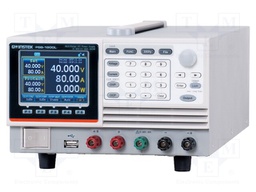 Power supply: programmable laboratory; Channels: 1; 40VDC; 80A