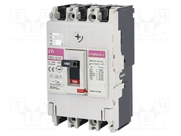 Power breaker; Poles: 3; screw type; Inom: 125A; 690VAC; IP20; MCCB