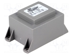 Transformer: encapsulated; 20VA; 230VAC; 6V; 6V; 1.66A; 1.66A; IP00