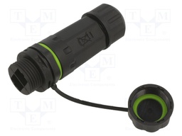 Connector: fiber optic; plug; SC; for cable; ways: 2; straight