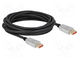 Cable; DisplayPort plug,both sides; DisplayPort 1.4; 5m; black