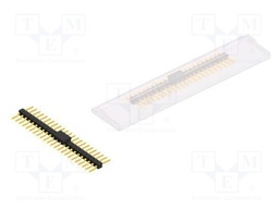 Connector: pin strips; pin header; male; PIN: 23; 2.54mm; SMT; 1x23