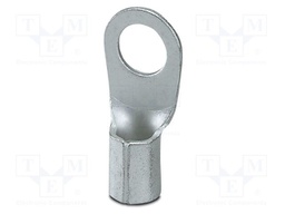 Non-insulated; Body: silver; Tip: ring