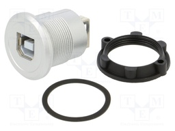 Adapter; USB A socket,USB B socket; USB 2.0; Thread: M22; 1÷10mm