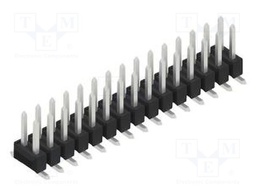 Connector: pin strips; pin header; male; PIN: 30; 2.54mm; SMT; 2x15