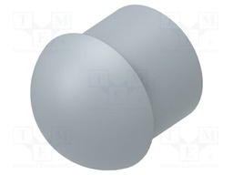Stopper; polyamide; grey; L: 15.5mm; -20÷100°C; Entrelec; Size: 24