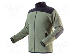 Fleece sweatshirt; Size: XL; olive; CAMO; 300g/m2