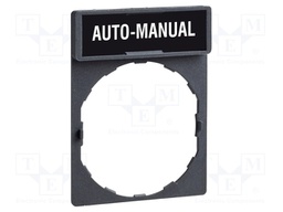 30MM X 40MM LEGEND HOLDER, CONTROL UNIT