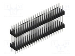 Connector: pin strips; pin header; male; PIN: 46; 1.27mm; THT; 2x23