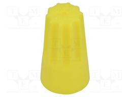 Close end; 22AWG÷10AWG; screwed; yellow; max.105°C