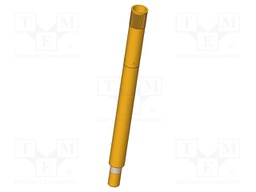 Test probe socket; Contact plating: gold-plated; push-in; KS-465