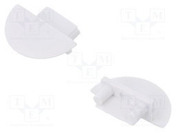 Cap for LED profiles; white; ABS; Application: BEGTIN12; V: GEN2