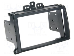 Radio frame; Hyundai; 2 DIN; black/rubber-touch