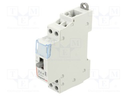 Contactor: 2-pole installation; NO x2; 230VAC; 25A; DIN; SM400