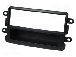 Radio mounting frame; Dacia; 1 DIN; black