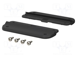 Set of wall holders; black; 2pcs.