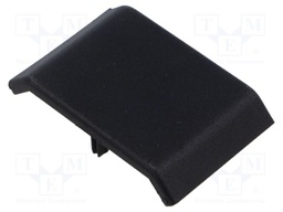 Stopper; for angle bracket; ESD; 42mm; PA; black