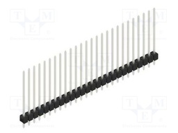 Connector: pin strips; pin header; male; PIN: 26; 2.54mm; THT; 1x26