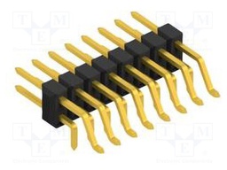 Connector: pin strips; pin header; male; PIN: 16; 2.54mm; SMT,THT