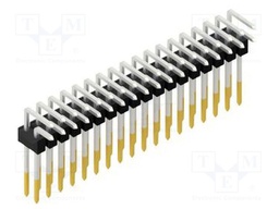 Connector: pin strips; pin header; male; PIN: 36; 2.54mm; THT; 2x18