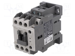 Contactor: 3-pole; NO x3; Auxiliary contacts: NO + NC; 380VAC; 9A