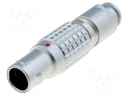 Connector: circular; Series: 1B; plug; male; soldering; for cable