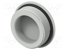 Stopper; polyamide; light grey; IP68; Entrelec; Gland: M32; 10mm