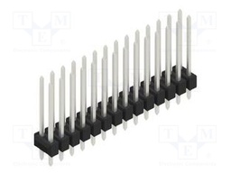 Connector: pin strips; pin header; male; PIN: 28; 2.54mm; THT; 2x14