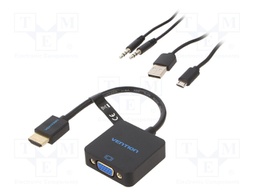 Cable; HDMI 1.4; 0.15m; black
