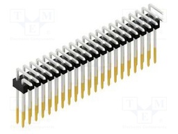 Connector: pin strips; pin header; male; PIN: 42; 2.54mm; THT; 2x21