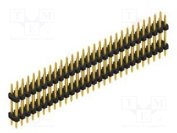 Connector: pin strips; pin header; male; PIN: 56; 2mm; THT; 2x28