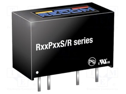 Converter: DC/DC; 1W; Uin: 21.6÷26.4V; Uout: 12VDC; Iout: 84mA; SIP7