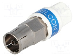 Plug; coaxial 9.5mm (IEC 169-2); for cable
