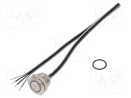 Switch: vandal resistant; Pos: 2; SPST-NO; 50mA/24VDC; IP65; blue