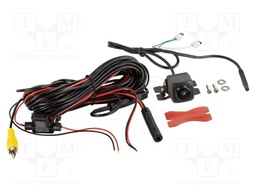 Rear view camera; 192°; black; 12VDC; Kit: camera; Features: NTSC