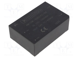 Converter: DC/DC; 10W; Uin: 100÷1000V; 24VDC; Iout: 0.42A; 3"x2"