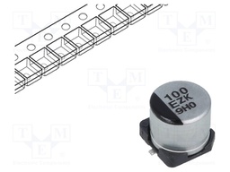 Capacitor: hybrid; 100uF; 25VDC; ESR: 50mΩ; ZKU; SMD; ±20%; -55÷125°C