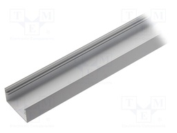 Profiles for LED modules; surface; white; L: 1m; aluminium