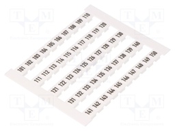 Marker; white; Width: 5mm; 101-150 marks; horizontal