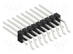 Connector: pin strips; pin header; male; PIN: 18; 2.54mm; SMT; 2x9
